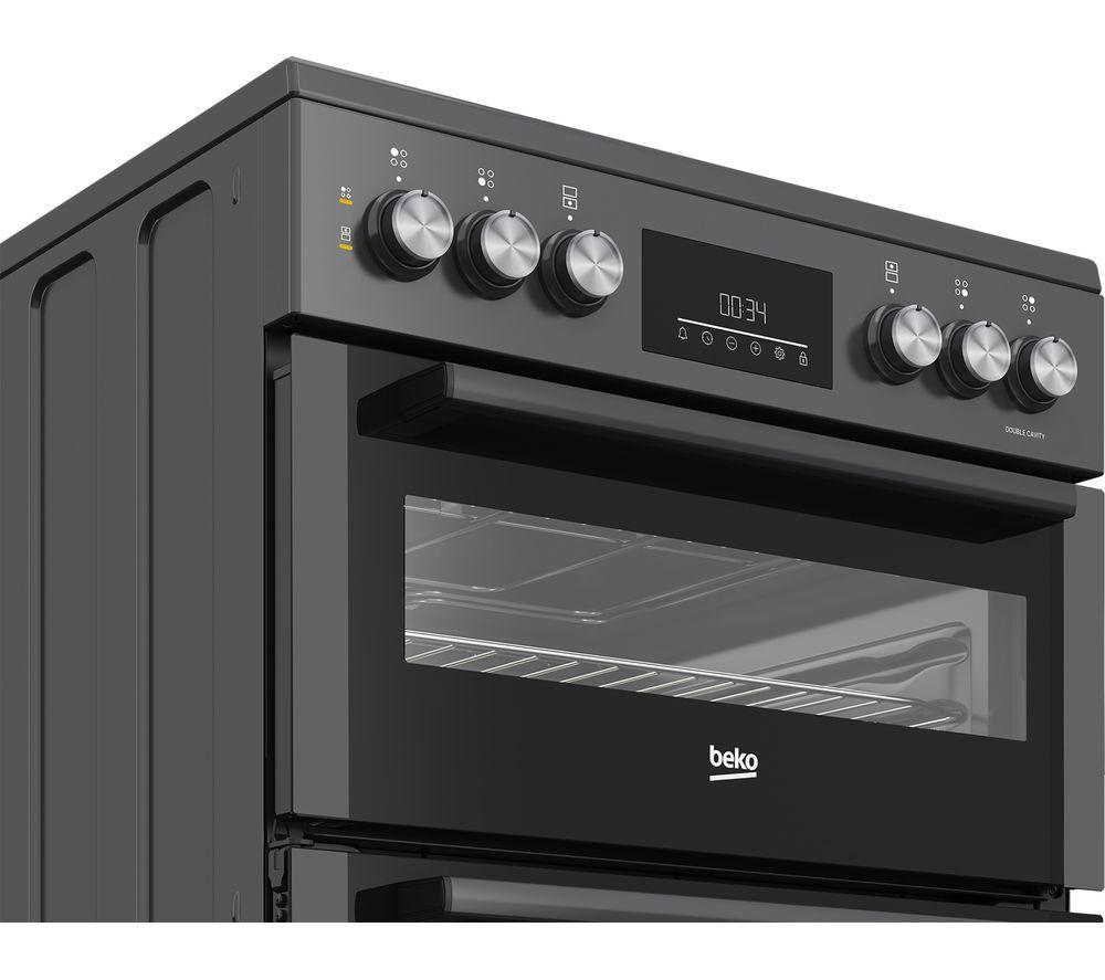 BEKO FTC6731A Cocina eléctrica de vitrocerámica de 60 cm - Antracita