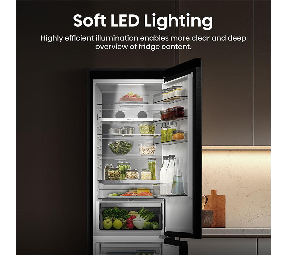 Frigorífico congelador HISENSE Pureflat RB5P410SAFCUK Smart 70/30 - Negro