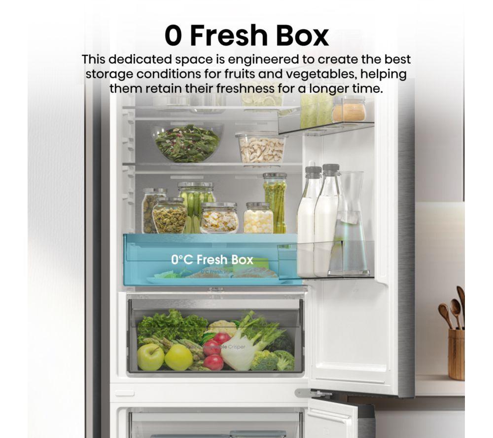 HISENSE Pureflat RB5P410SACCUK Smart 70/30 Fridge Freezer - Silver
