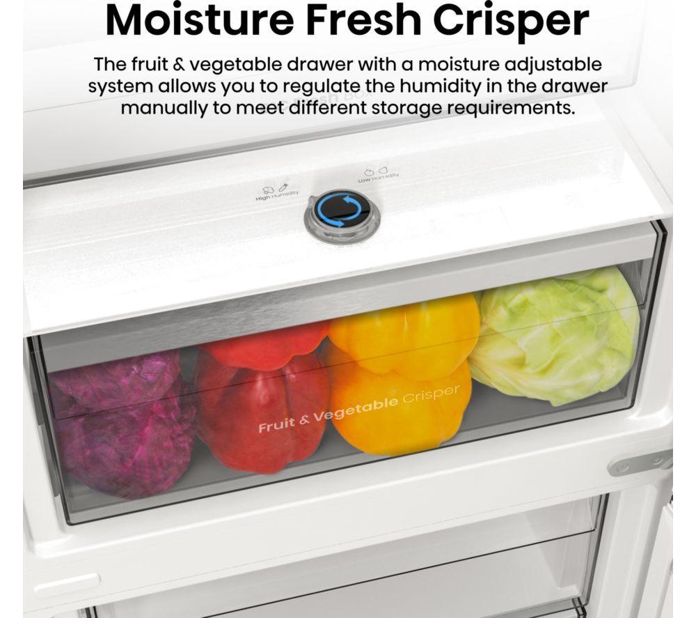 HISENSE Pureflat RB5P410SACCUK Smart 70/30 Fridge Freezer - Silver