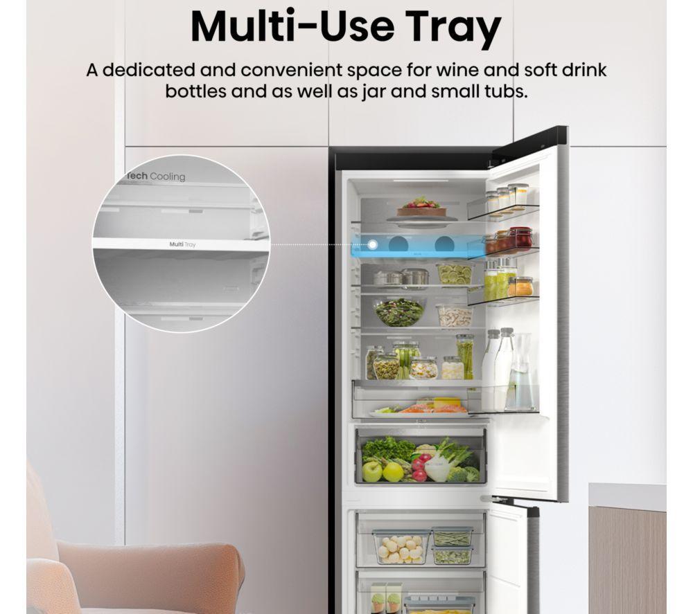 HISENSE Pureflat RB5P410SACCUK Smart 70/30 Fridge Freezer - Silver