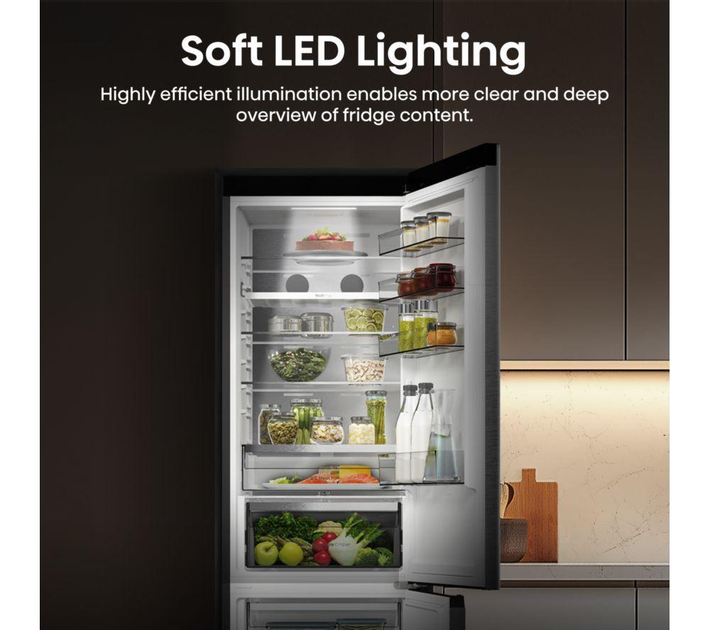HISENSE Pureflat RB5P410SACCUK Smart 70/30 Fridge Freezer - Silver