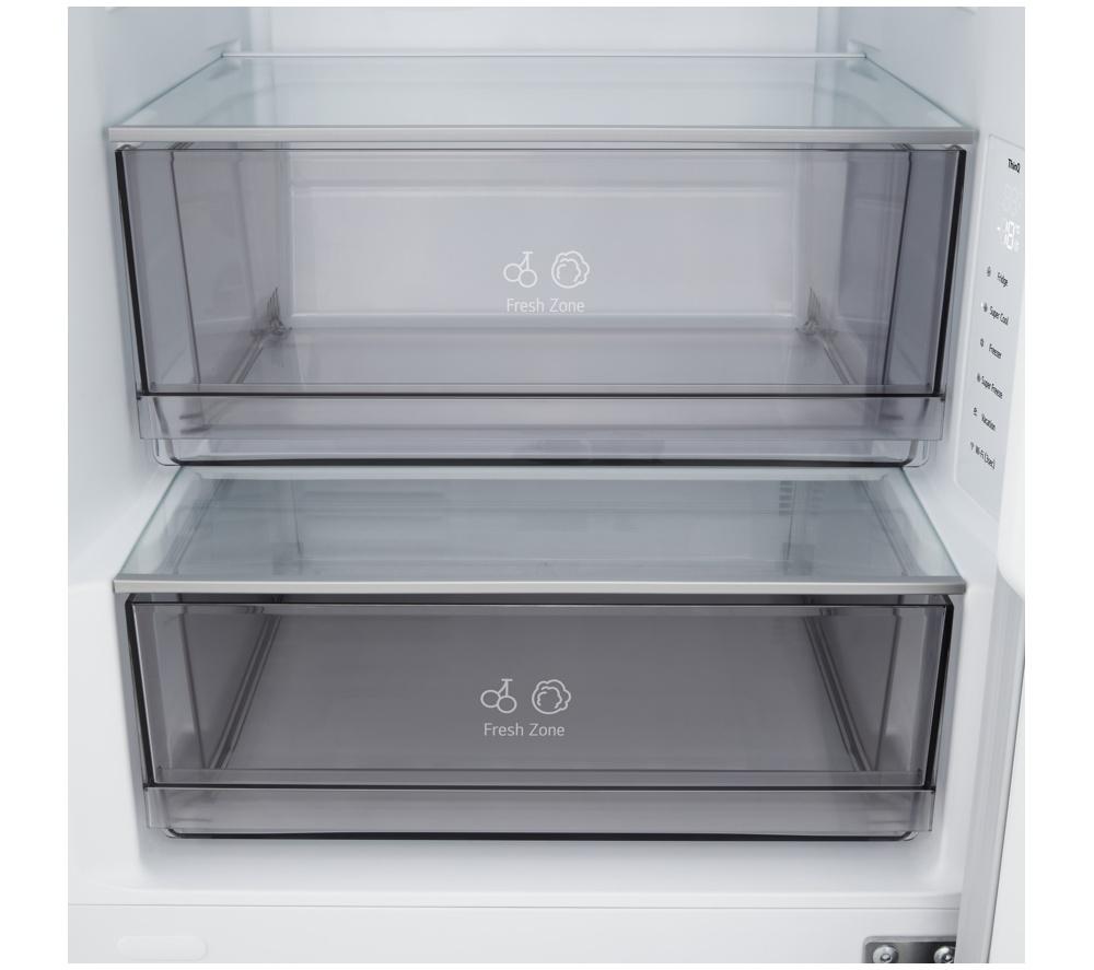 LG Fit & Max GBBSJ10DEP Smart 60/40 Fridge Freezer - Matte Black