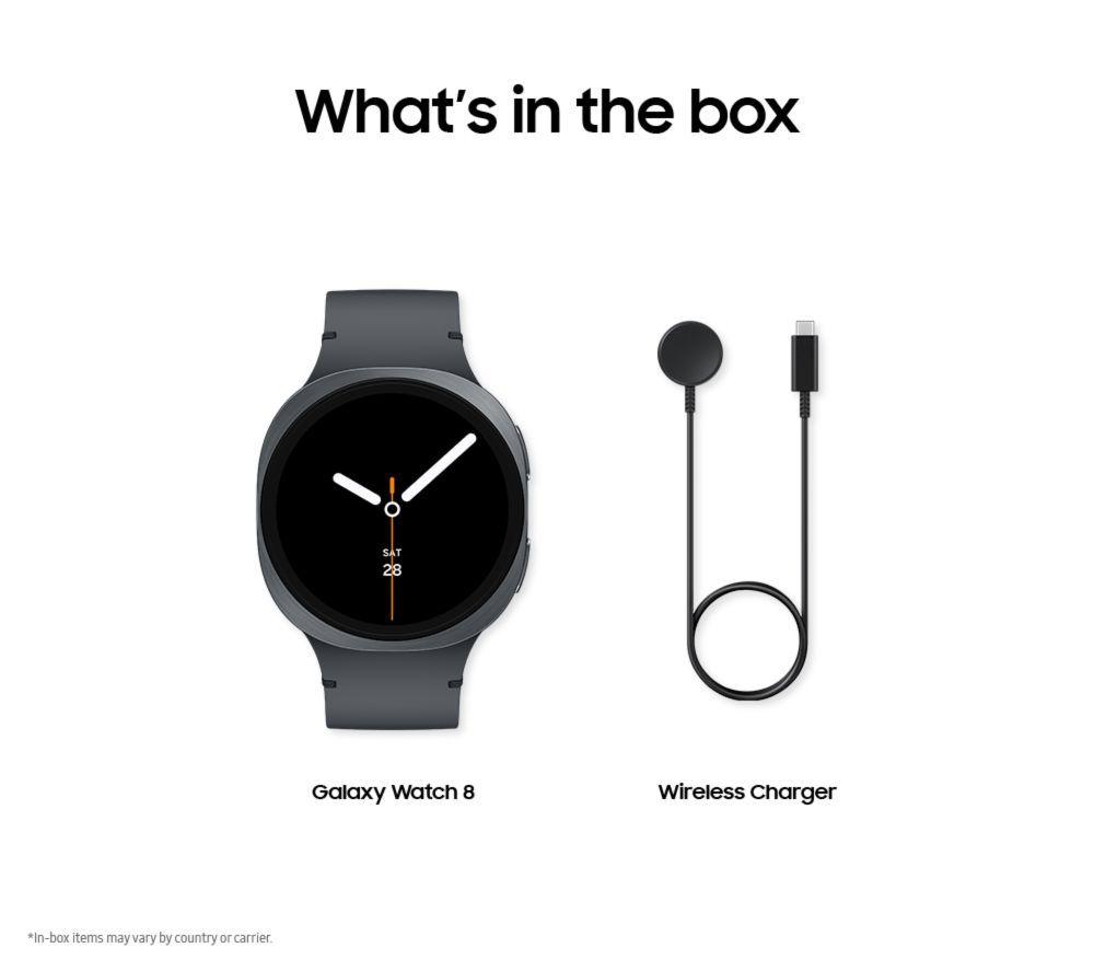 SAMSUNG Galaxy Watch8 LTE mit Bixby – Graphit, 44 mm