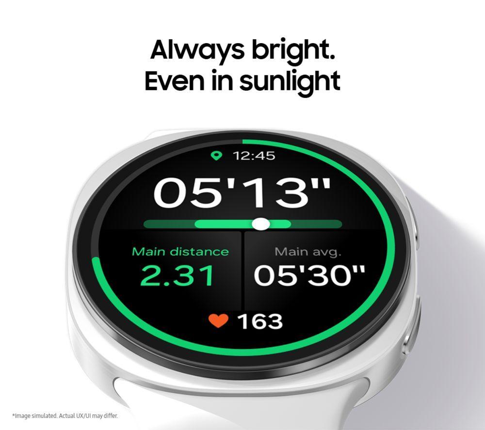 SAMSUNG Galaxy Watch8 LTE with Bixby - Silver, 44 mm