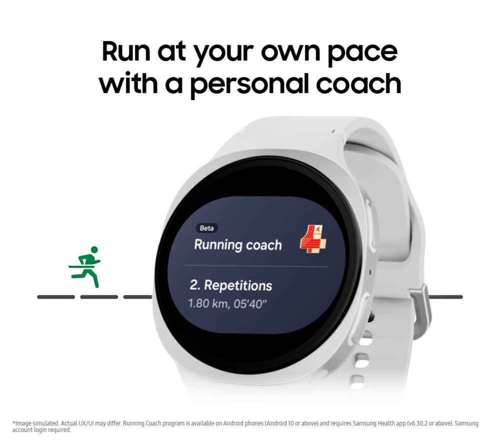 SAMSUNG Galaxy Watch8 LTE with Bixby - Silver, 44 mm