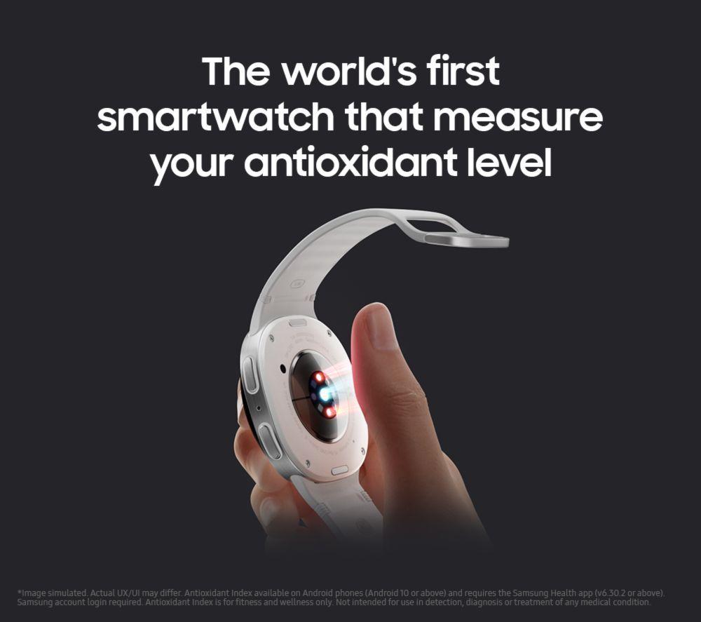 SAMSUNG Galaxy Watch8 LTE with Bixby - Silver, 44 mm