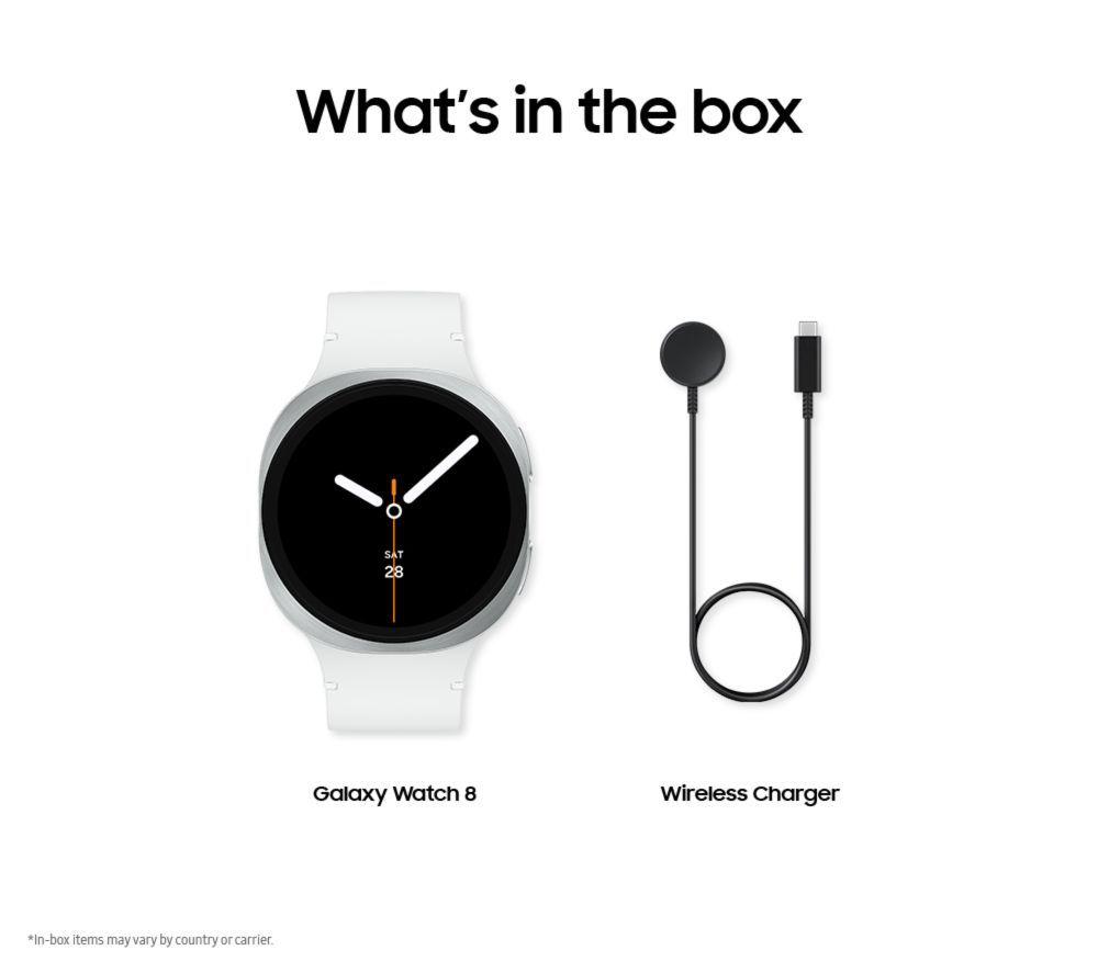 SAMSUNG Galaxy Watch8 LTE with Bixby - Silver, 44 mm