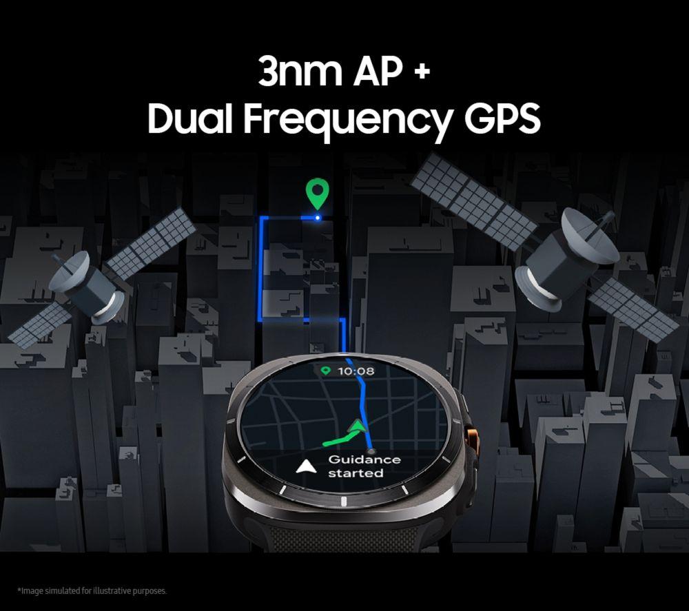 SAMSUNG Galaxy Watch Ultra (2025) LTE with Bixby - Titanium Blue, 47 mm