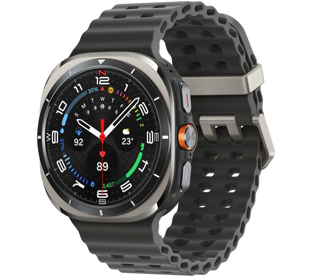 SAMSUNG Galaxy Watch Ultra (2025) LTE with Bixby - Titanium Silver, 47 mm