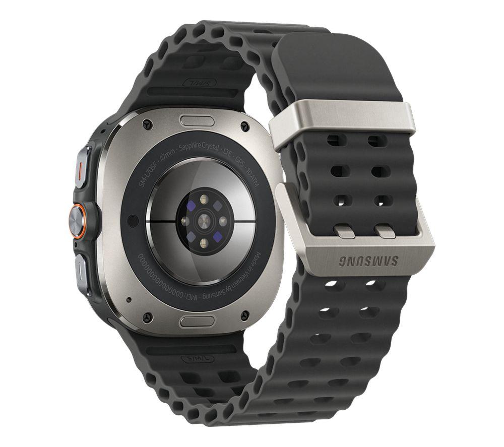 SAMSUNG Galaxy Watch Ultra (2025) LTE mit Bixby - Titansilber, 47 mm