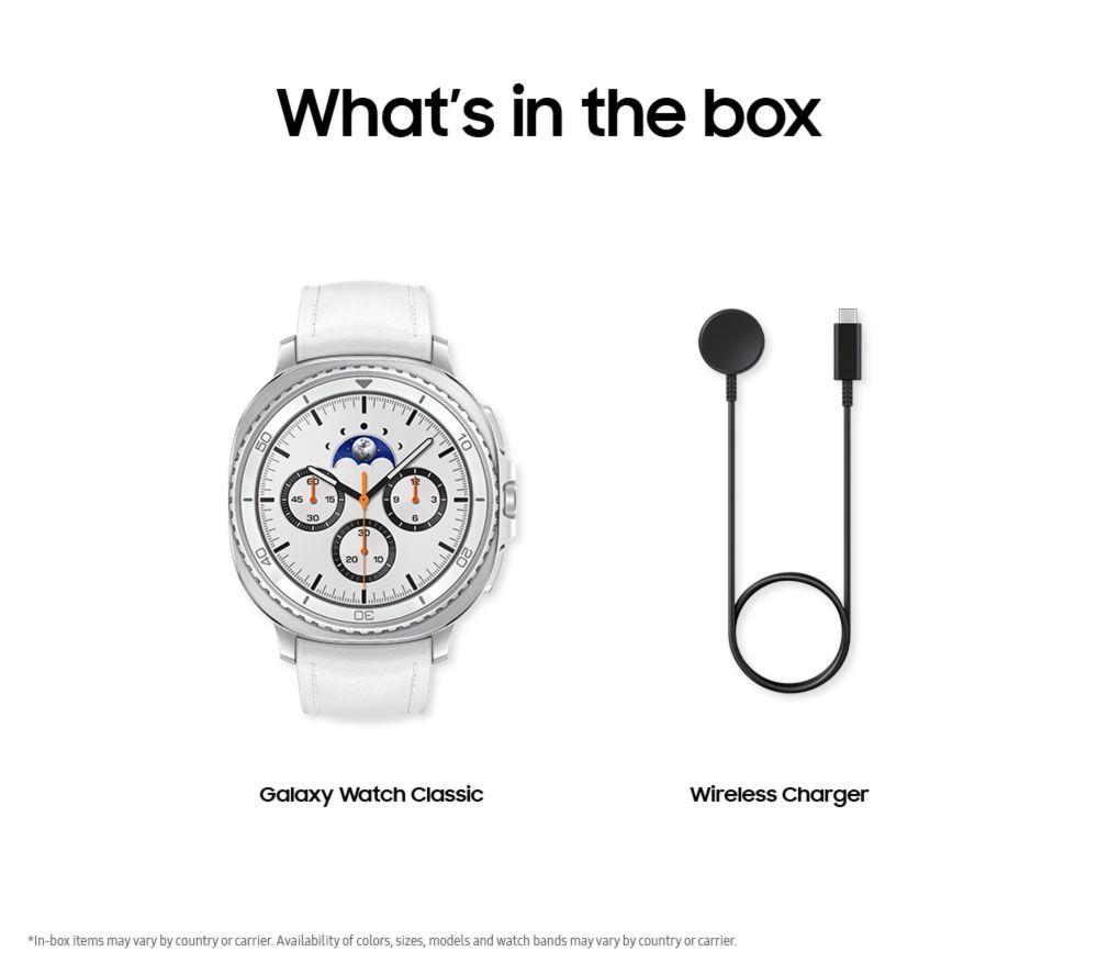 SAMSUNG Galaxy Watch8 Classic LTE with Bixby - White, 46 mm