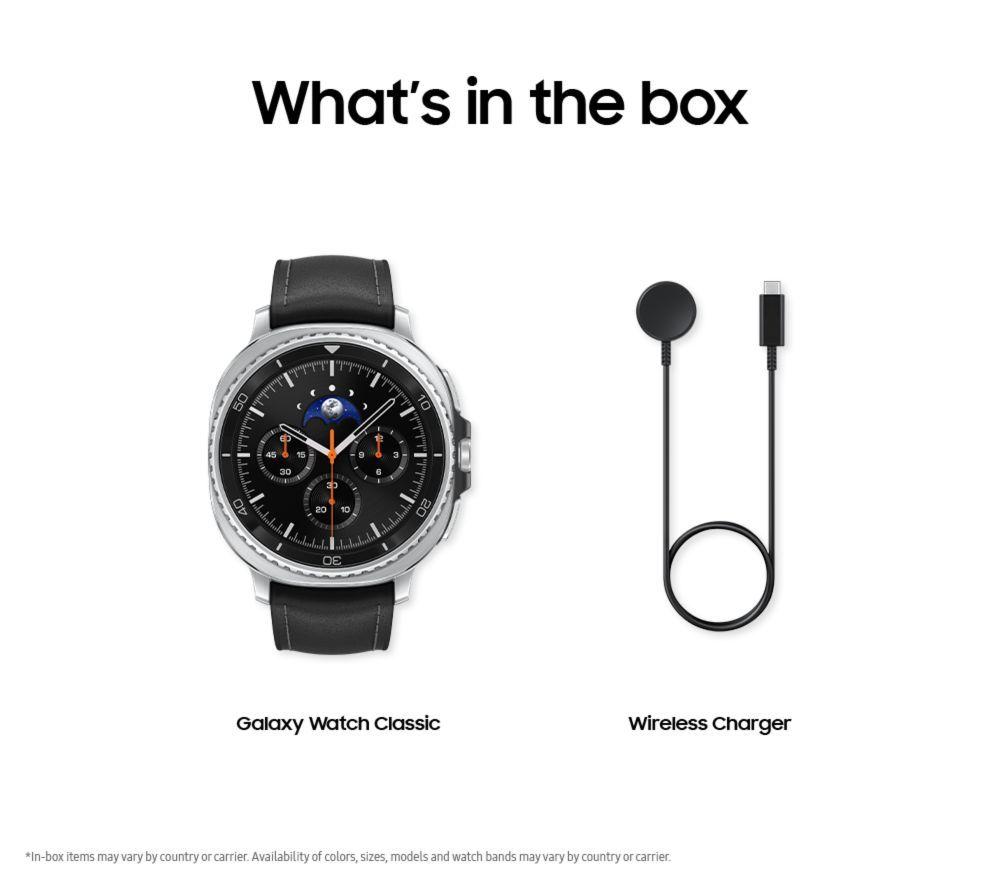 SAMSUNG Galaxy Watch8 Classic BT mit Bixby - Schwarz, 46 mm