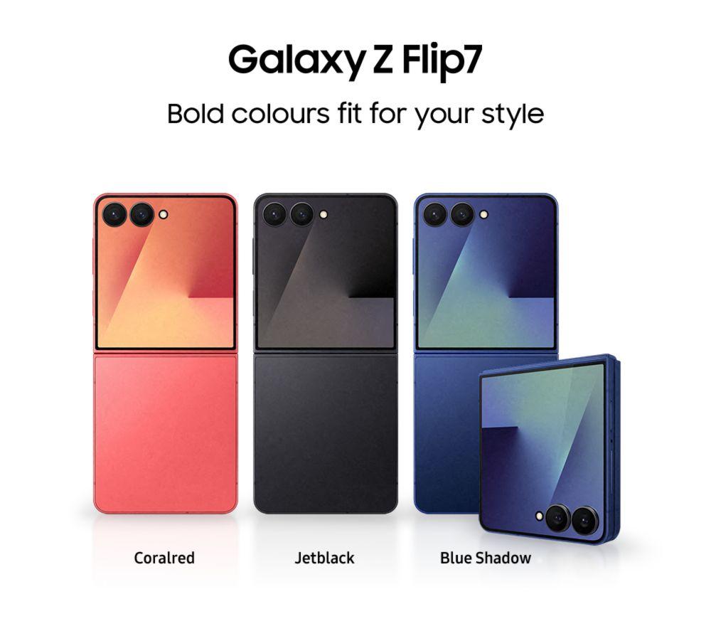 SAMSUNG Galaxy Z Flip7 - 256 GB, Blue Shadow