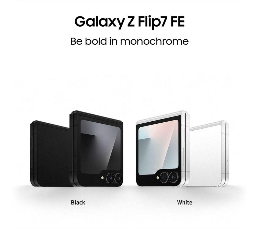 SAMSUNG Galaxy Z Flip7 FE - 128 GB, Schwarz