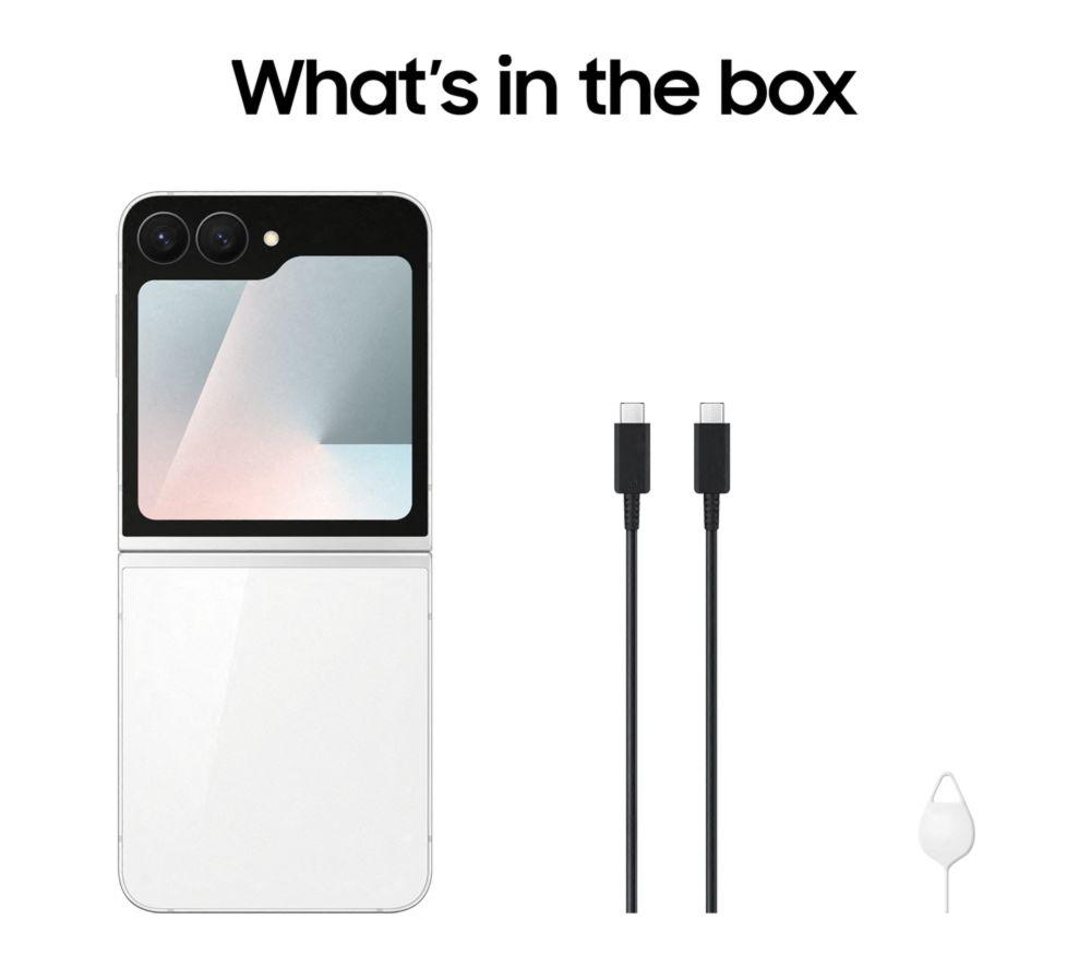 SAMSUNG Galaxy Z Flip7 FE - 128 GB, Weiß