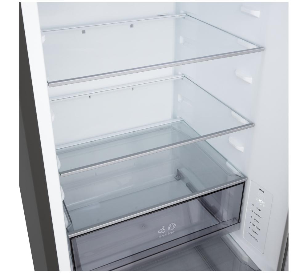 Frigorífico-congelador inteligente LG Fit & Max GBBSJ10EEP 60/40 - Negro mate