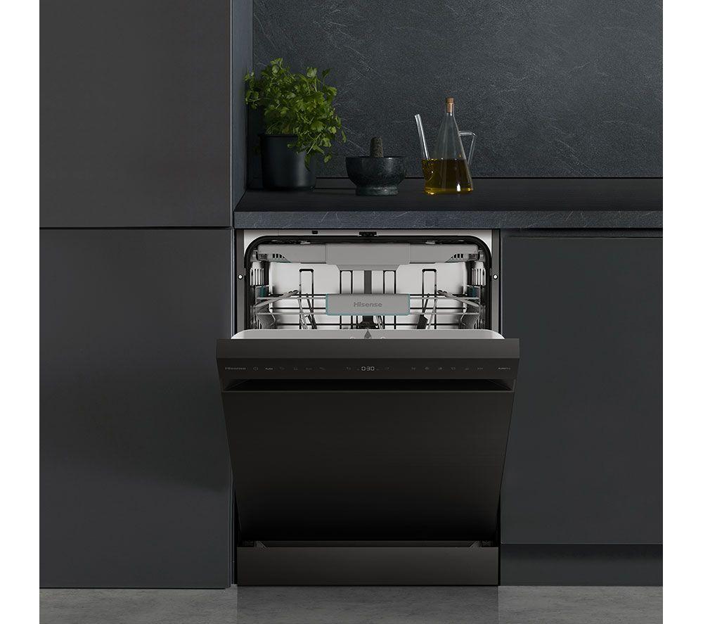 Lavavajillas de tamaño estándar HISENSE HS663A90BXUK - Negro Inox
