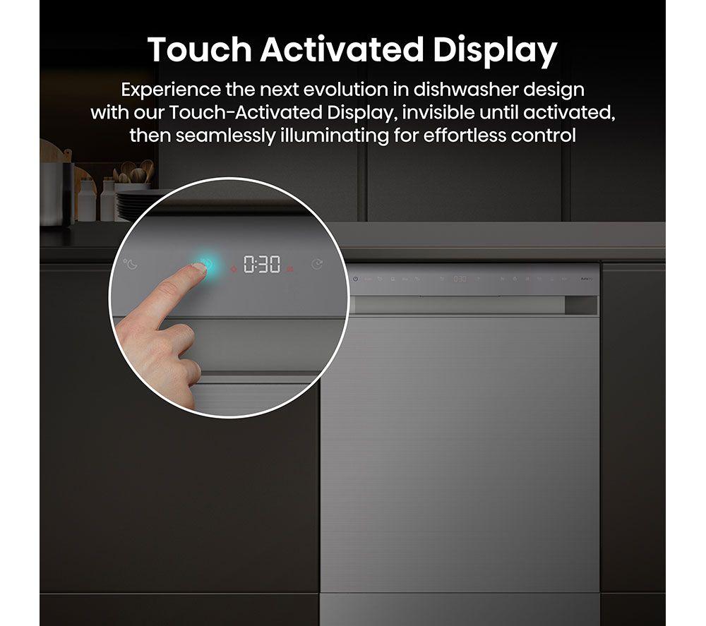 HISENSE HS663A90XUK Full-size Dishwasher - Stainless Steel