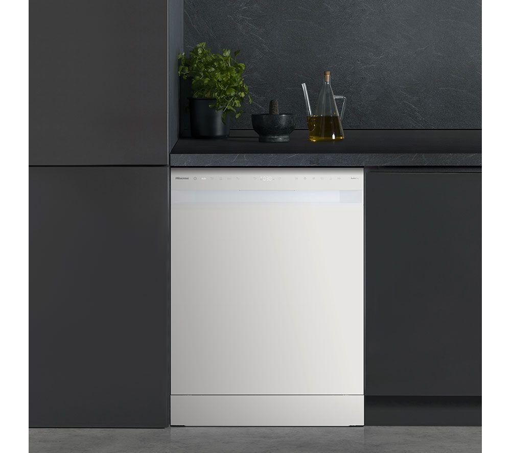 Lavavajillas HISENSE HS663A90WUK de tamaño completo - Blanco