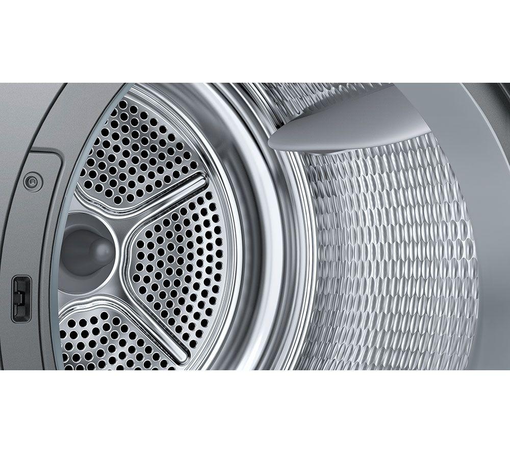 BOSCH Serie 6 WQG245R2GB Secadora con bomba de calor de 9 kg - Grafito