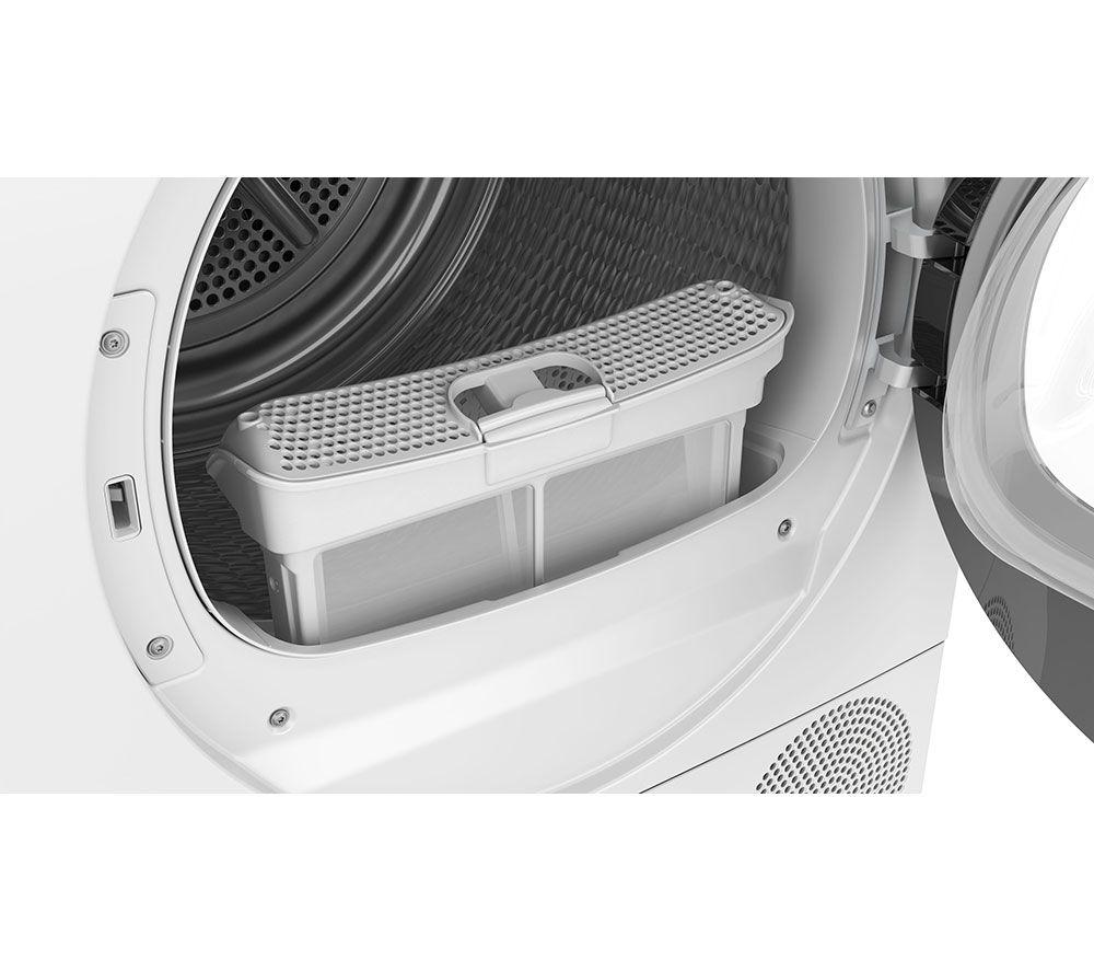 BOSCH Serie 6 WQG24502GB Secadora de bomba de calor de 9 kg - Blanca
