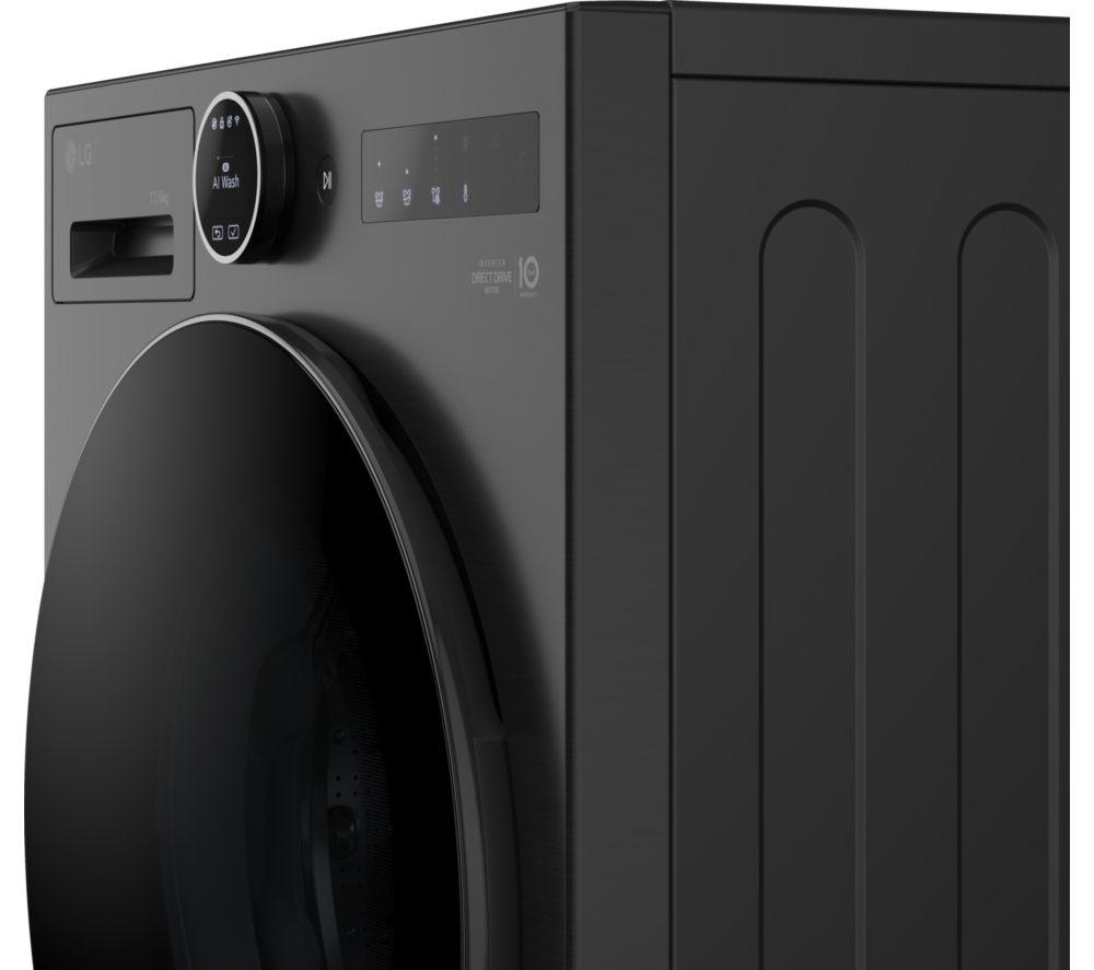 LG Serie 7 AI Direct Drive W4X7016TBB Lavadora secadora con Wi-Fi de 11 kg - Negro mate