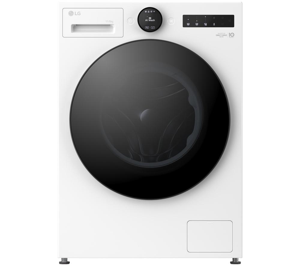 LG Series 7 AI Direct Drive W4X7016TWB WiFi-enabled 11 kg Washer Dryer - White