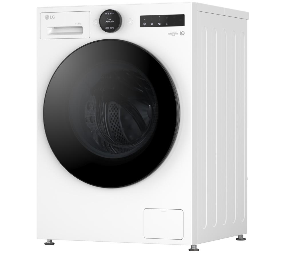 Lavadora-Secadora LG Serie 7 con Inteligencia Artificial Direct Drive W4X7016TWB, 11 kg, WiFi - Blanco