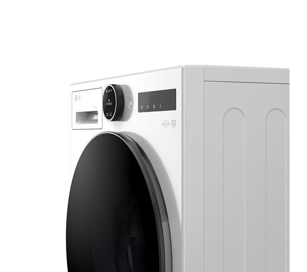 Lavadora-Secadora LG Serie 7 con Inteligencia Artificial Direct Drive W4X7016TWB, 11 kg, WiFi - Blanco