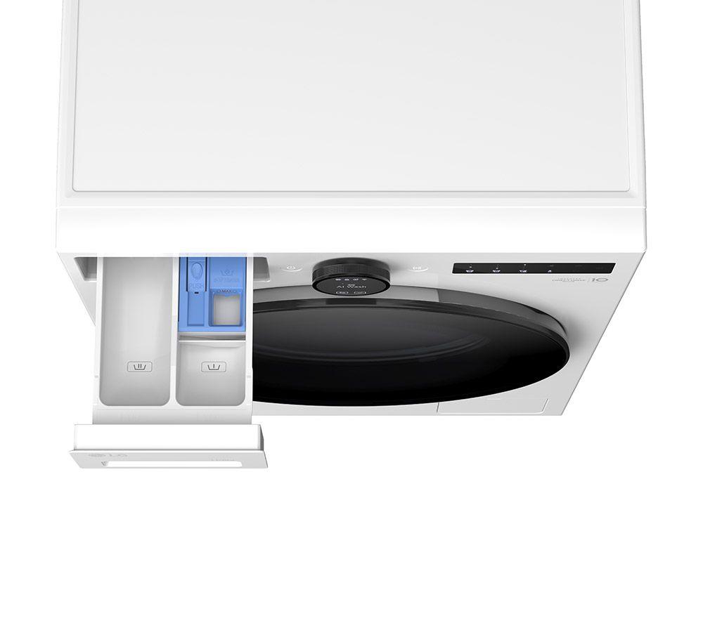 Lavadora-Secadora LG Serie 7 con Inteligencia Artificial Direct Drive W4X7016TWB, 11 kg, WiFi - Blanco