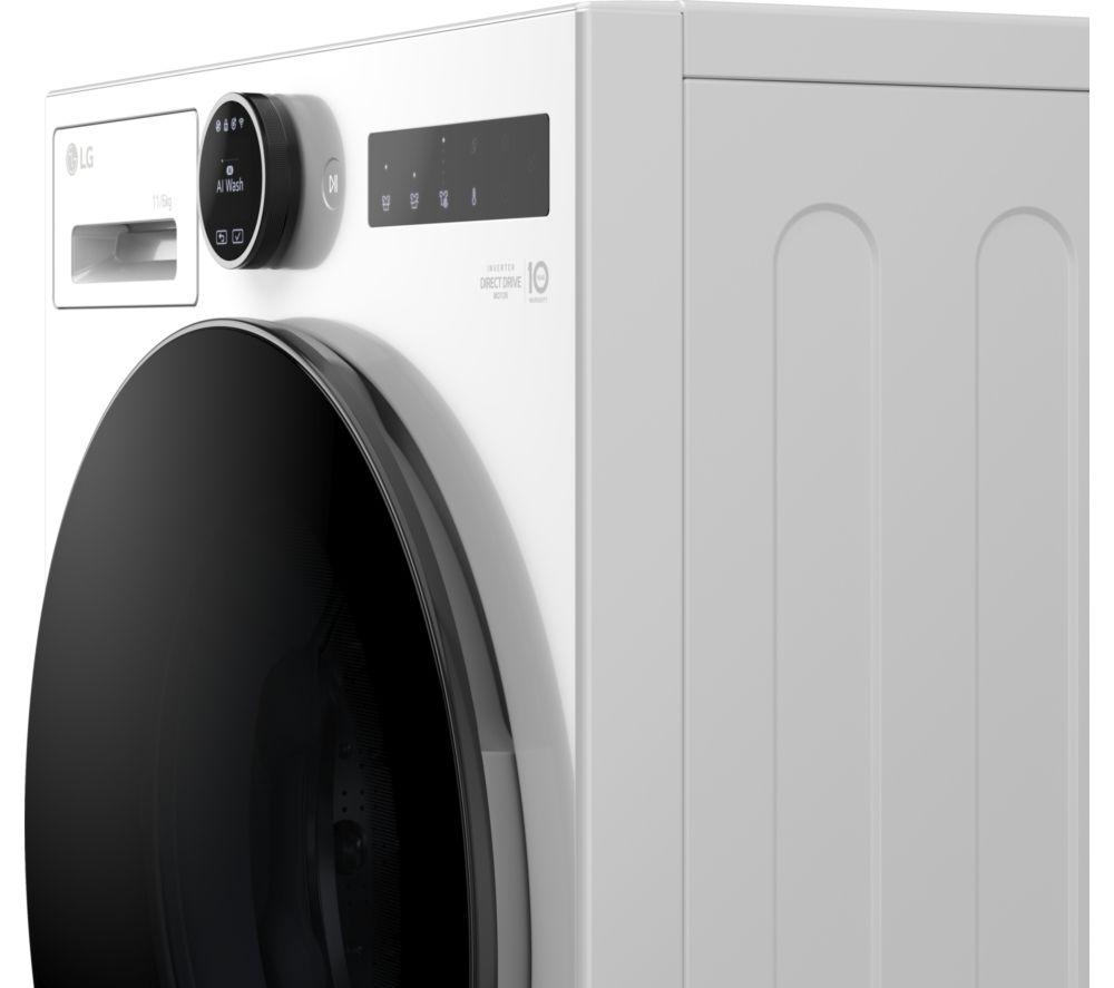 Lavadora-Secadora LG Serie 7 con Inteligencia Artificial Direct Drive W4X7016TWB, 11 kg, WiFi - Blanco