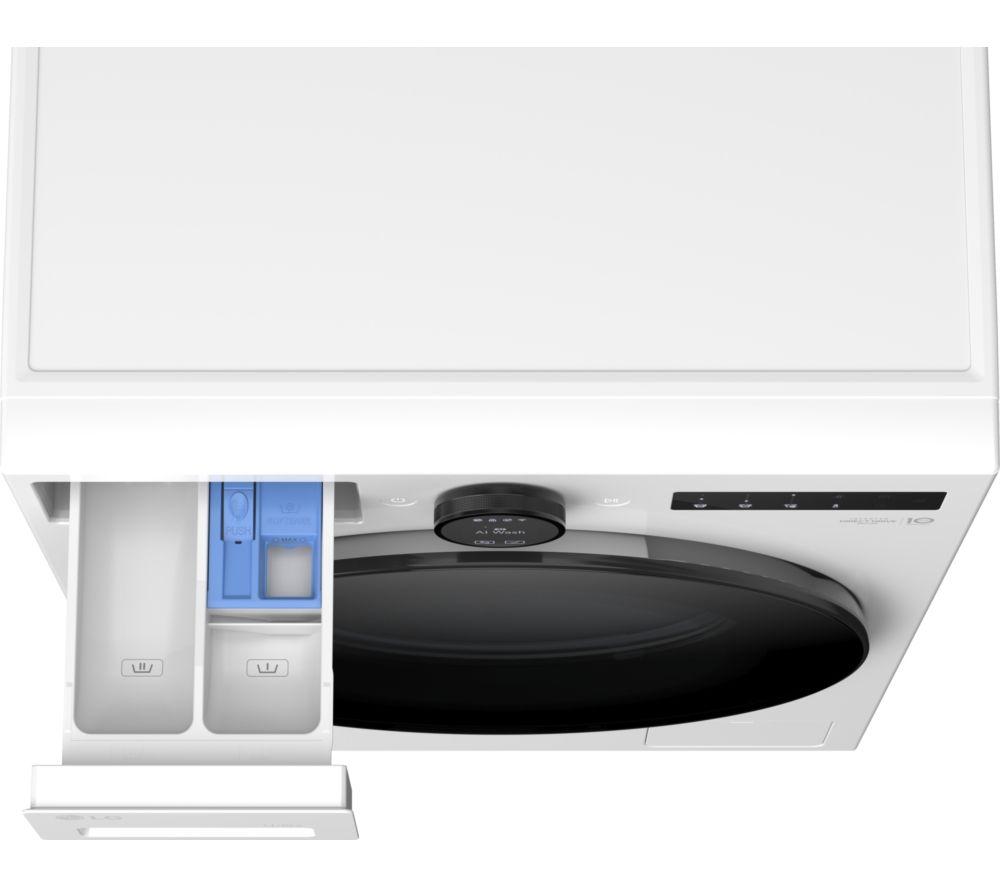 Lavadora-Secadora LG Serie 7 con Inteligencia Artificial Direct Drive W4X7016TWB, 11 kg, WiFi - Blanco