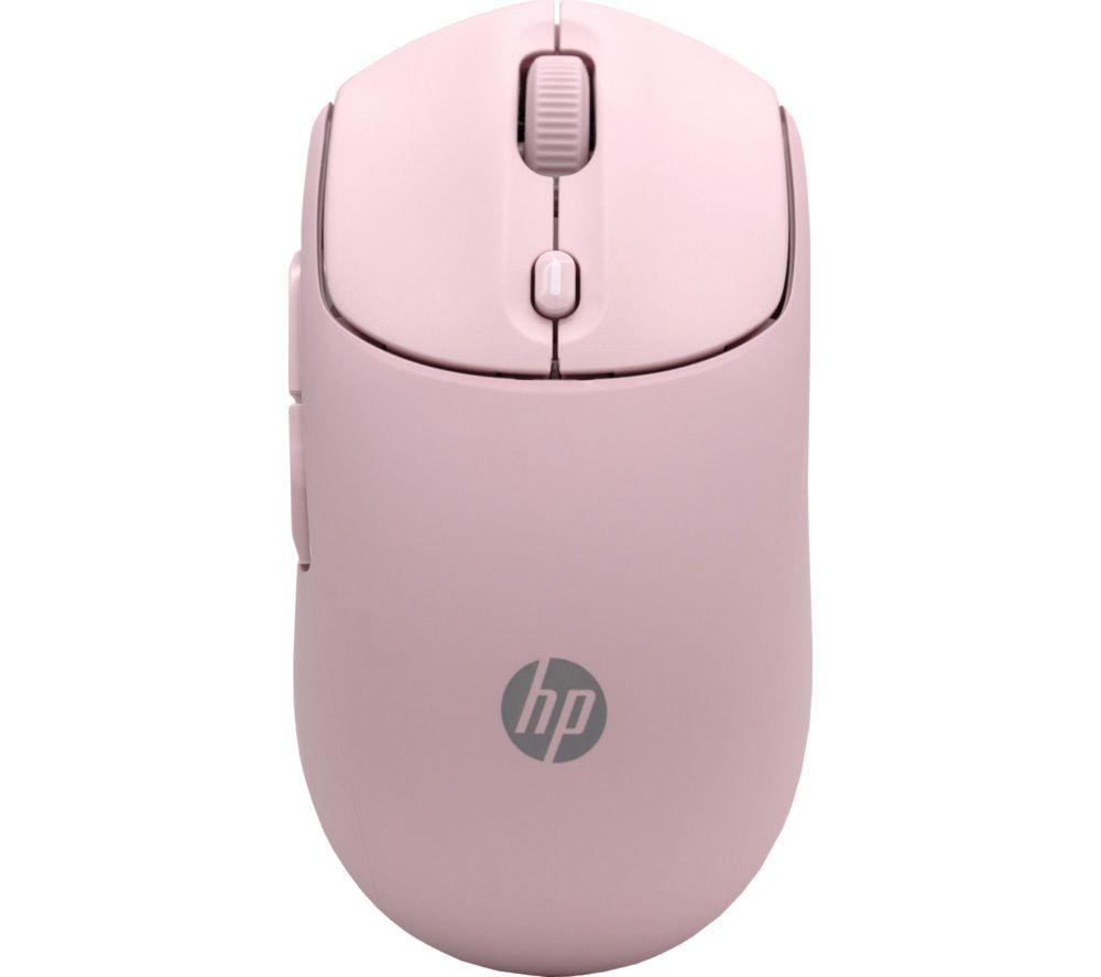 Ratón óptico inalámbrico silencioso HP 400 - Rosa