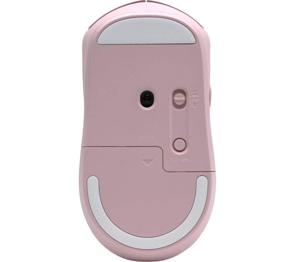 Ratón óptico inalámbrico silencioso HP 400 - Rosa