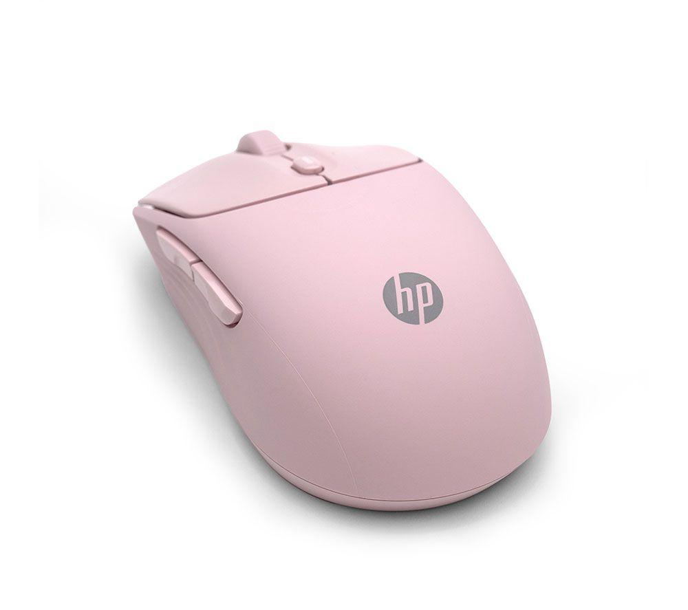 Ratón óptico inalámbrico silencioso HP 400 - Rosa