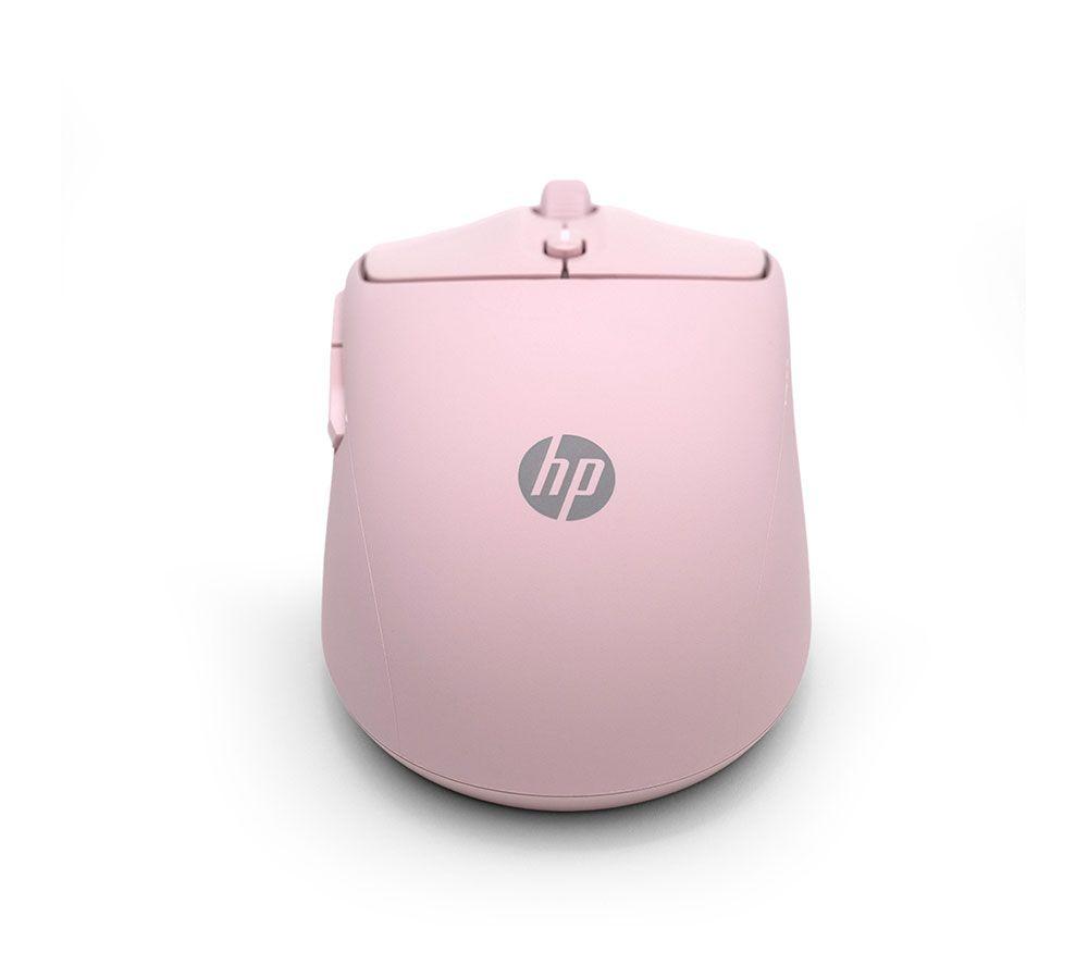 Ratón óptico inalámbrico silencioso HP 400 - Rosa