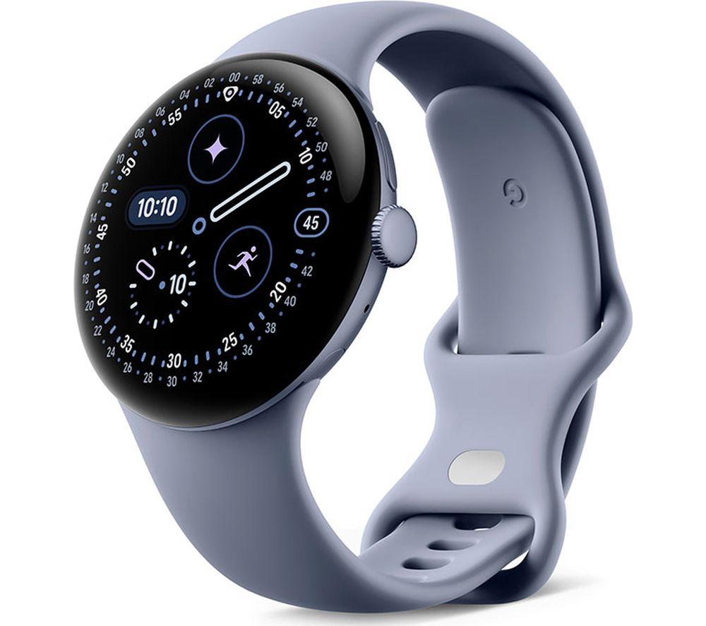 GOOGLE Pixel Watch 4 4G LTE - Satin Moonstone Aluminium Case with Moonstone Active Band, 45 mm
