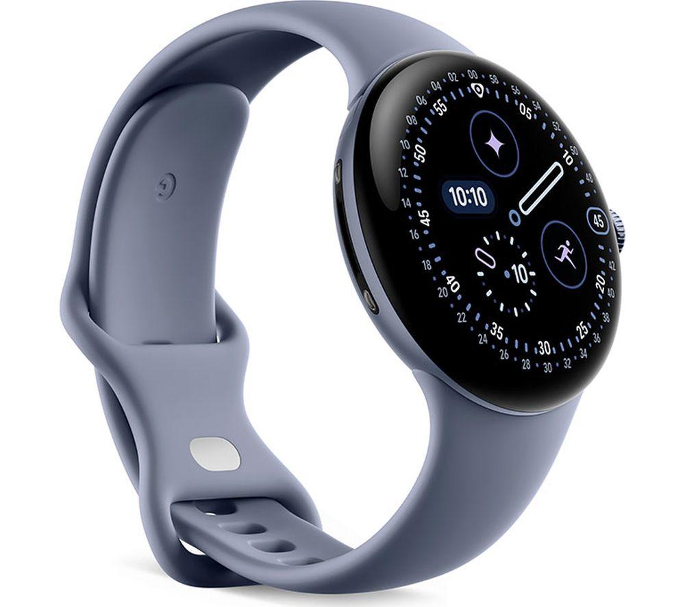 GOOGLE Pixel Watch 4 WiFi - Satin Moonstone Aluminium Case with Moonstone Active Band, 45 mm