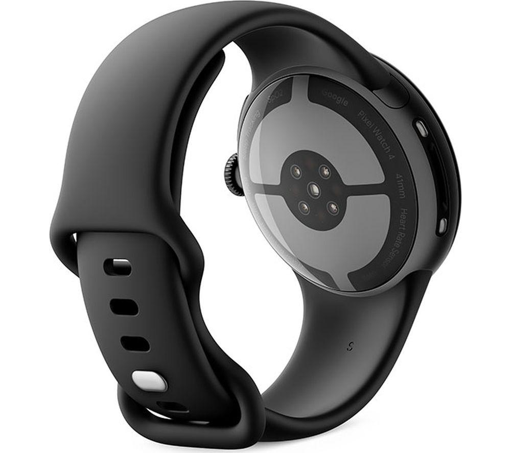 GOOGLE Pixel Watch 4 WiFi - Matte Black Aluminium Case with Obsidian Active Band, 41 mm