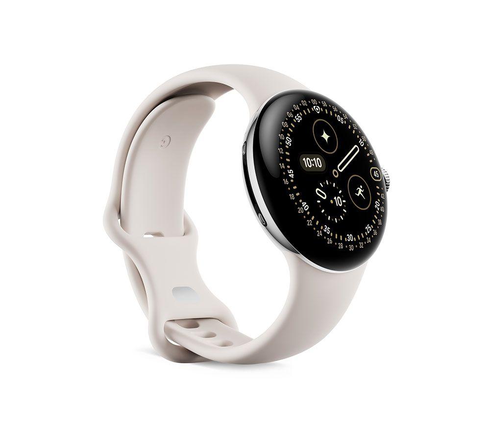 GOOGLE Pixel Watch 4 4G LTE - Matte Black Aluminium Case with Porcelain Active Band, 41 mm