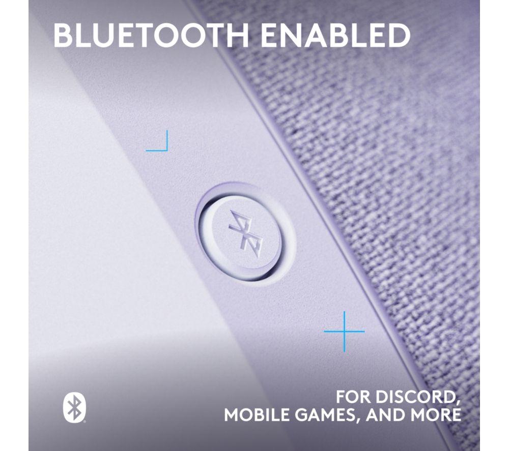 LOGITECH G321 LIGHTSPEED Kabelloses Bluetooth Gaming-Headset – Weiß