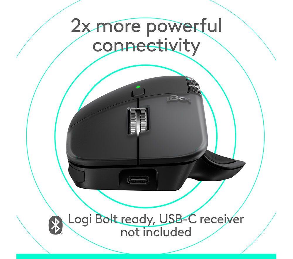 Ratón inalámbrico LOGITECH MX Master 4 para Mac - Negro Espacial