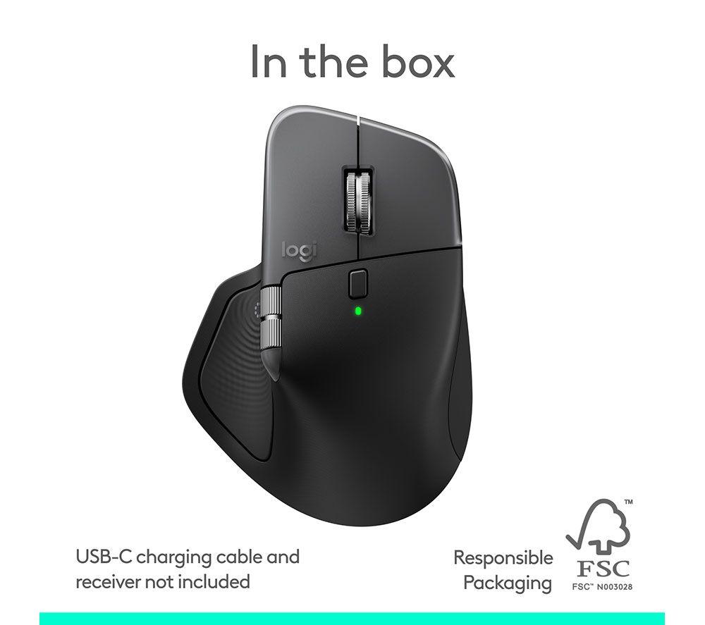 Ratón inalámbrico LOGITECH MX Master 4 para Mac - Negro Espacial