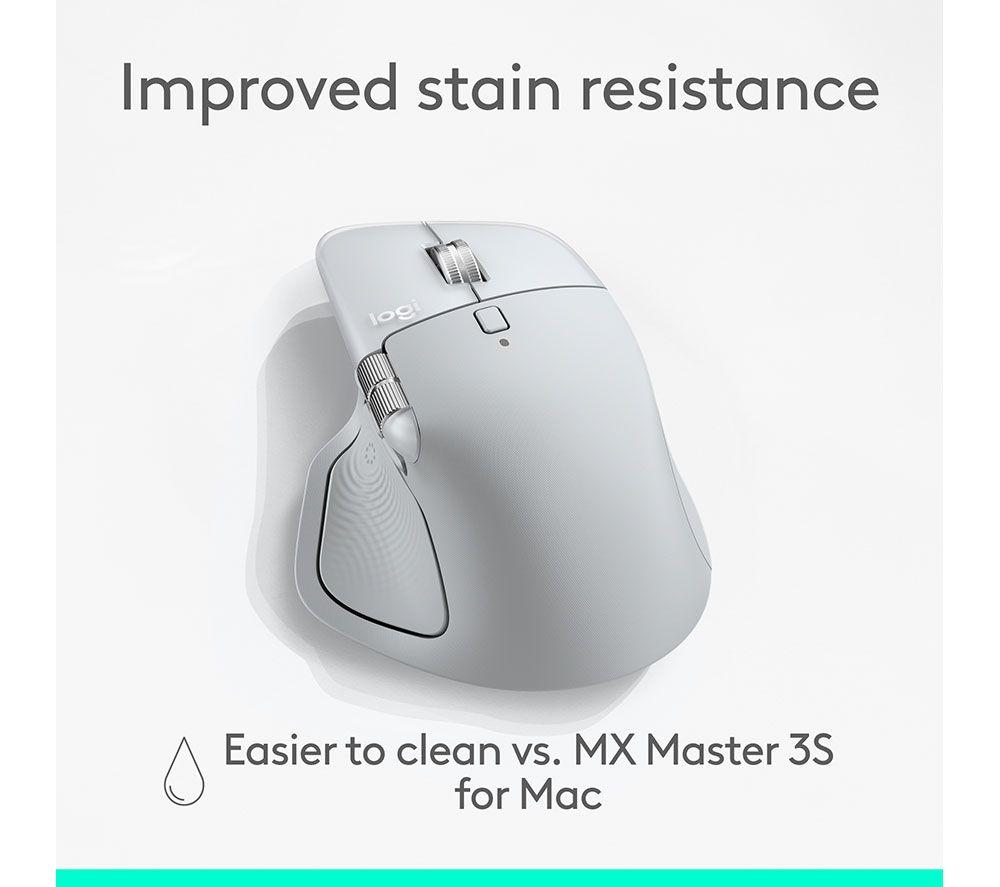 Mouse inalámbrico LOGITECH MX Master 4 para Mac - Blanco plateado