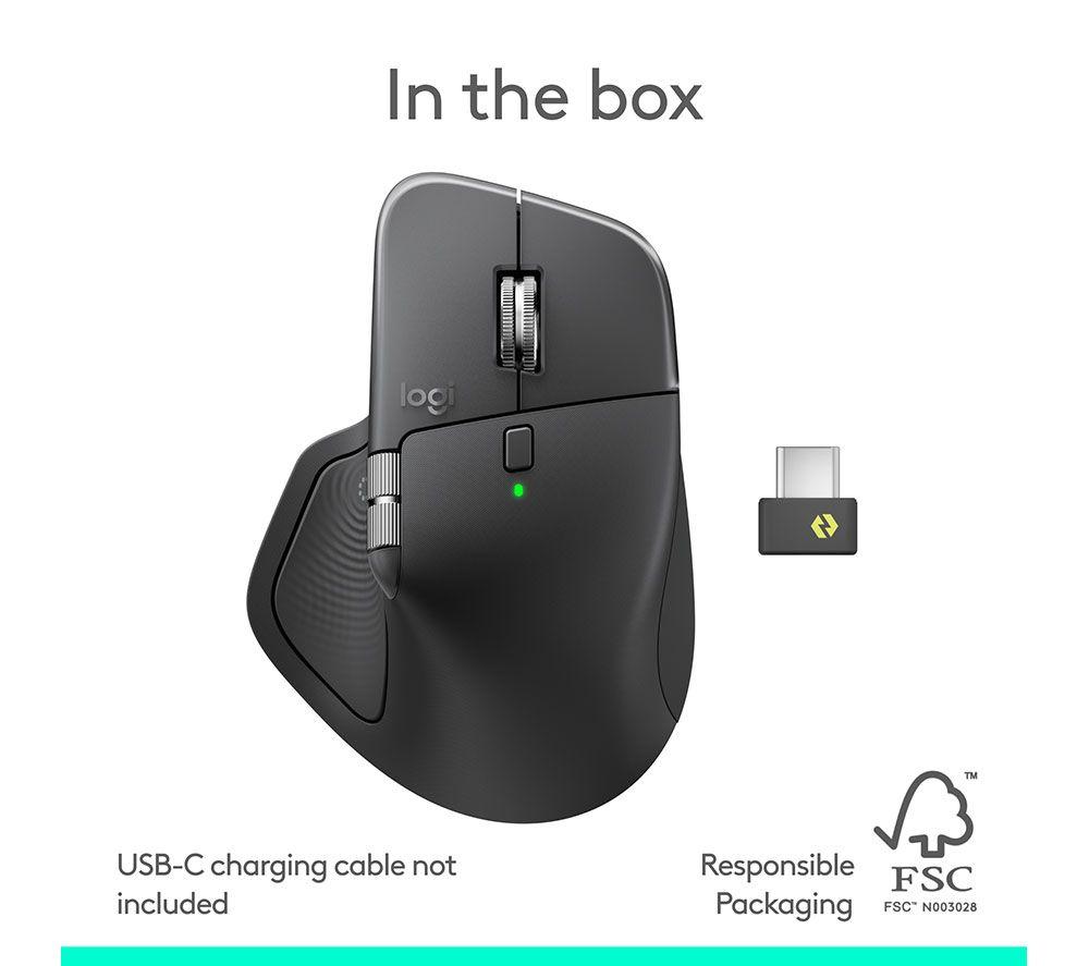 Ratón inalámbrico LOGITECH MX Master 4 - Grafito