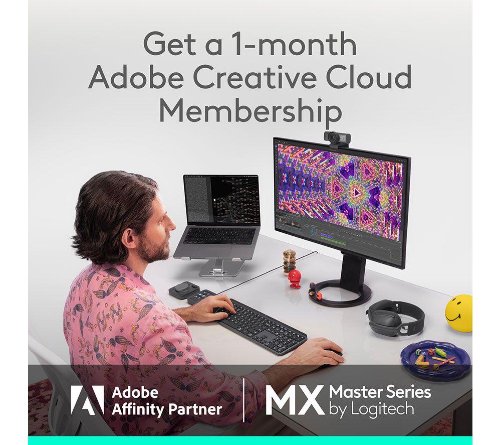 Ratón inalámbrico LOGITECH MX Master 4 - Gris pálido