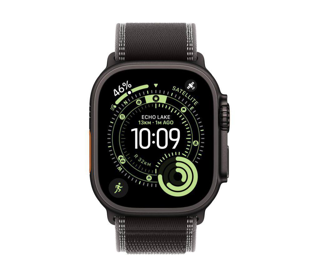 APPLE Watch Ultra 3 Cellular - 49 mm Black Titanium Case with Black Trail Loop, S/M