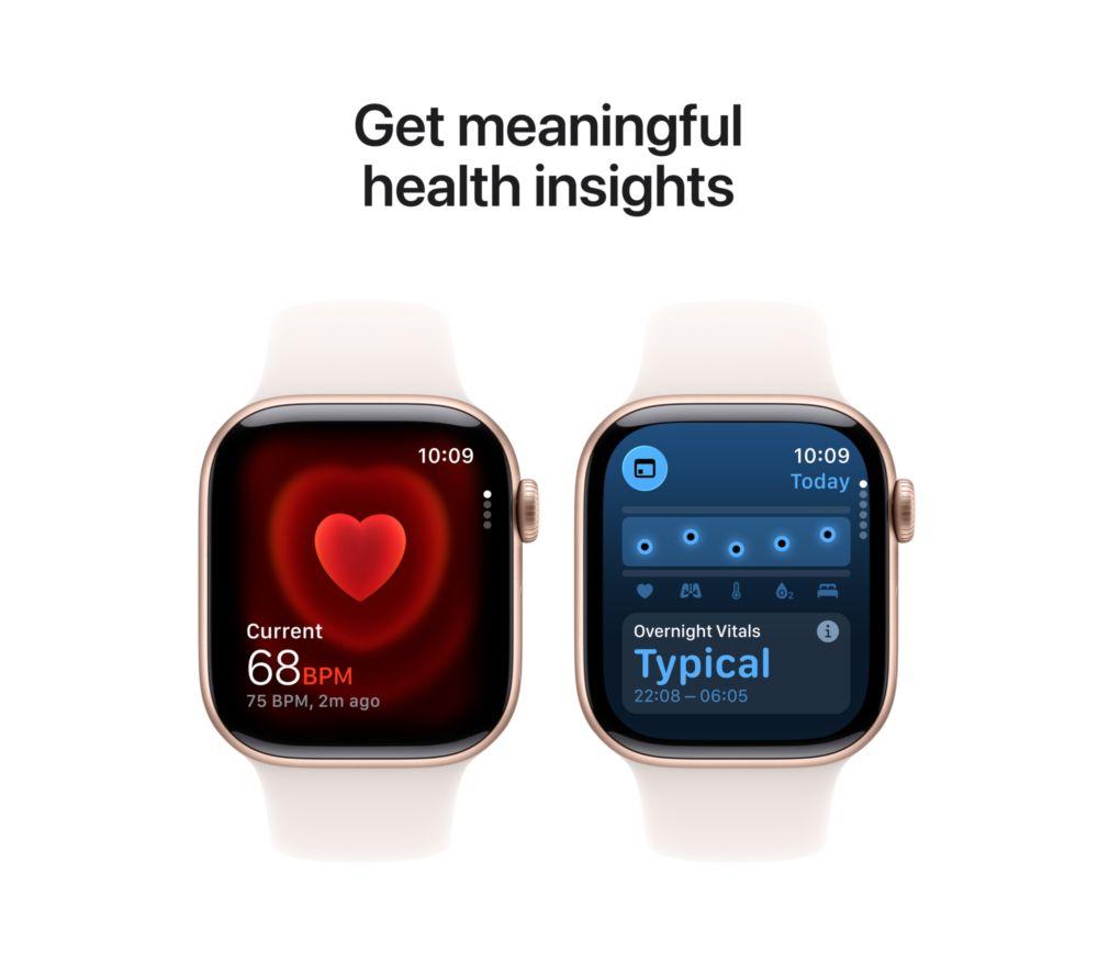APPLE Watch Series 11 - 42 mm Rose Gold Aluminium Case with Light Blush Sport Band, M/L