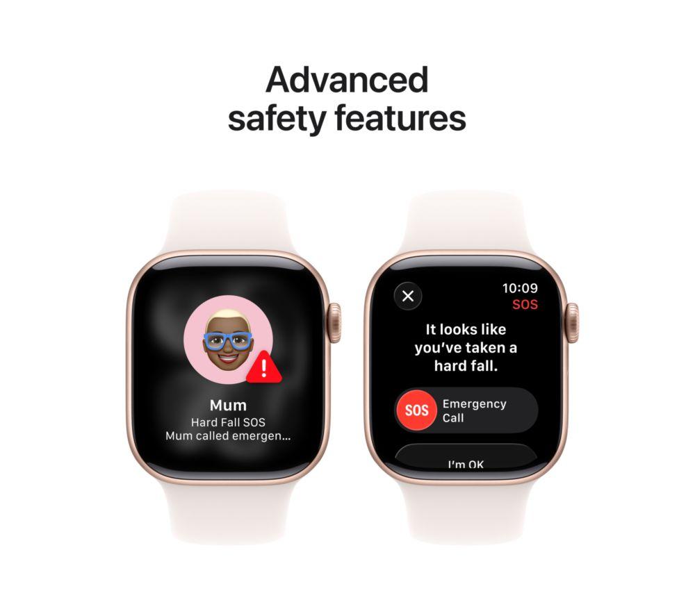 APPLE Watch Series 11 - 42 mm Rose Gold Aluminium Case with Light Blush Sport Band, M/L